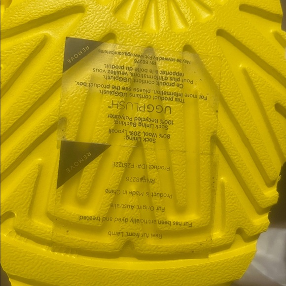 UGG Classic Ultra Mini in Canary Yellow - Picture 7 of 9